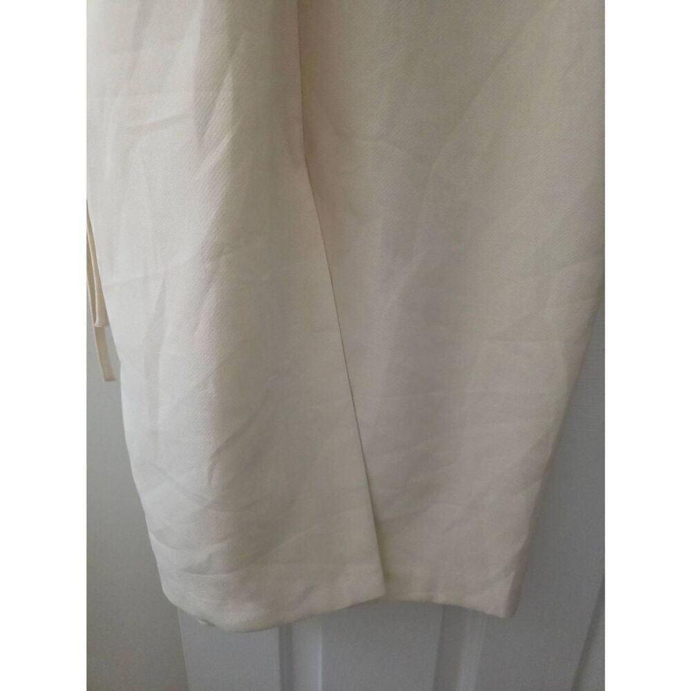 Zara Cut Out Slim Midi Cream Size M NWT Blogger Favorite - Picture 8 of 11